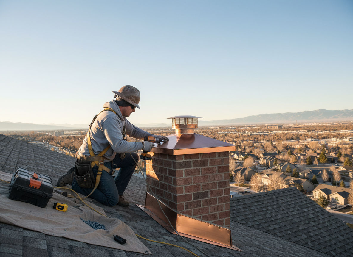 chimney cap installation in American Fork
