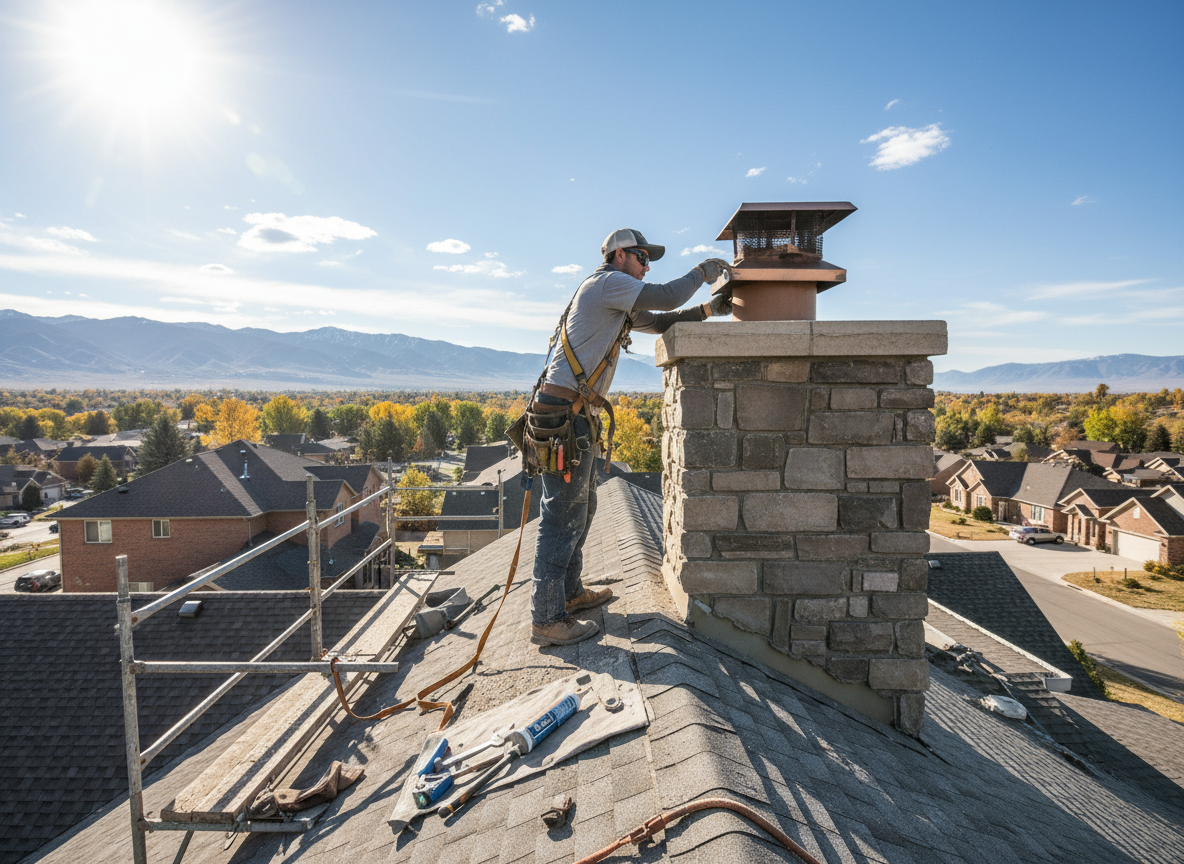 chimney cap repair in American Fork