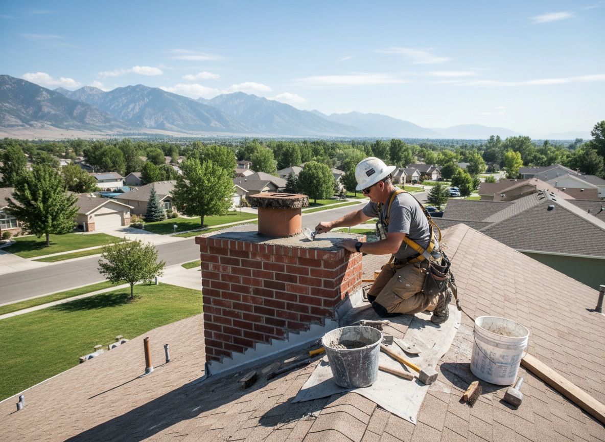 chimney crown repair in American Fork