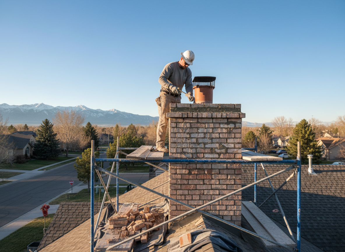 chimney masonry repair in American Fork