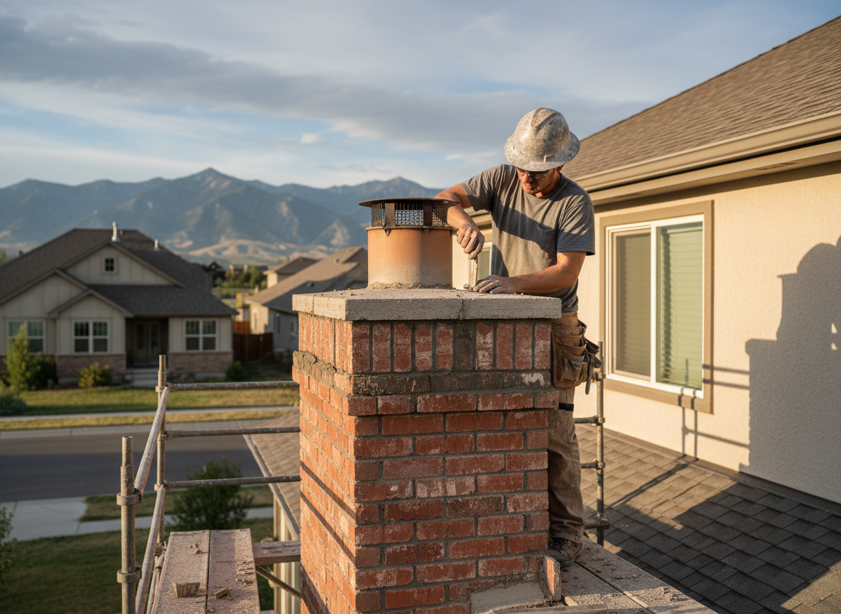 chimney tuckpointing in American Fork