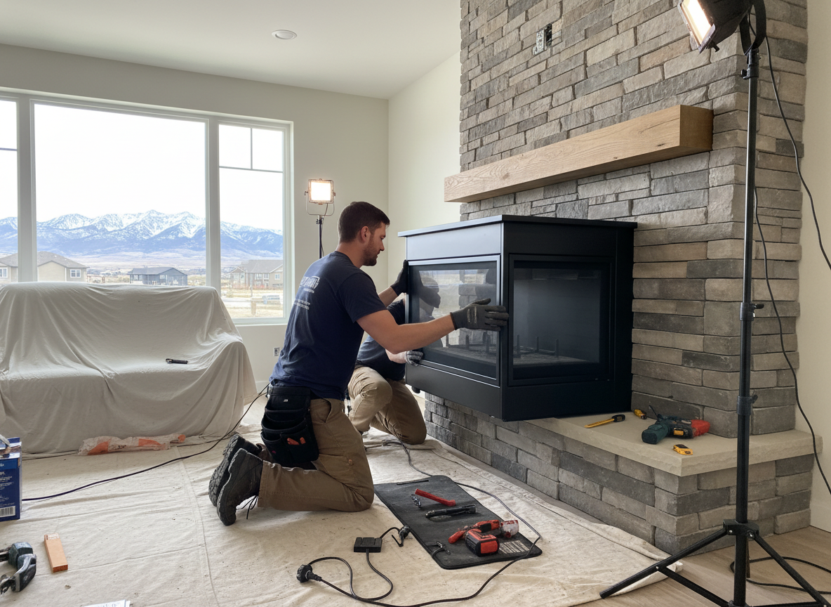 fireplace installation in American Fork