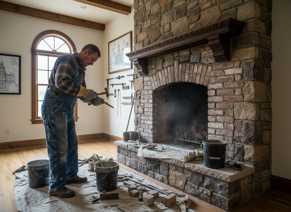 fireplace restoration in American Fork