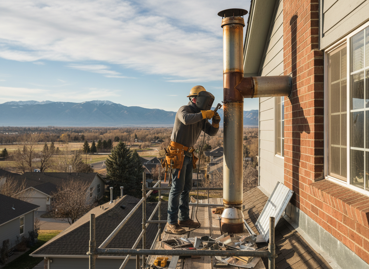 metal chimney repair in American Fork