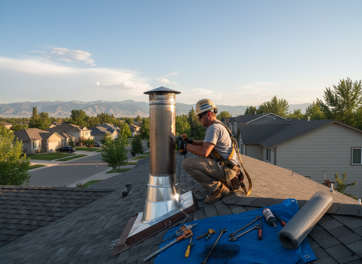 prefabricated chimney repair in American Fork