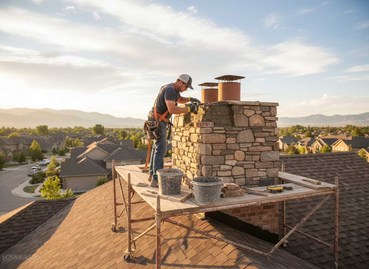 Residential chimney repair in American Fork